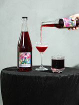 Blackcurrant - blueberry soda