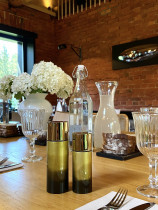 Oxidized brass salt &amp; pepper mills