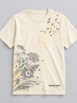 T-shirt with Plants, White